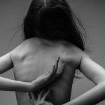 a woman with scoliosis